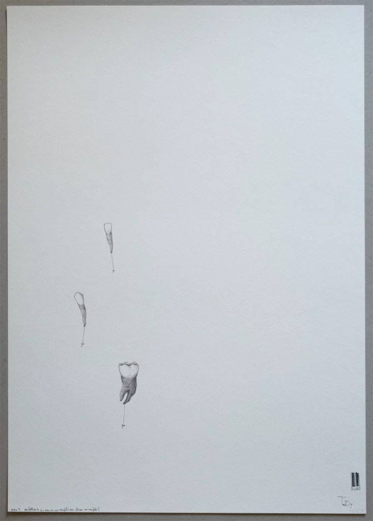 "je:jeu:jeux" 2025, stylo noir, feutres sur papier, 100 x 70 cm, serie i-dent-ité 2025 dessin contemporain